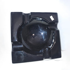 ASHTRAY - CERAMIC LARGE GLOSS BLACK